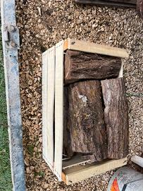 Casettina di legno per il camino