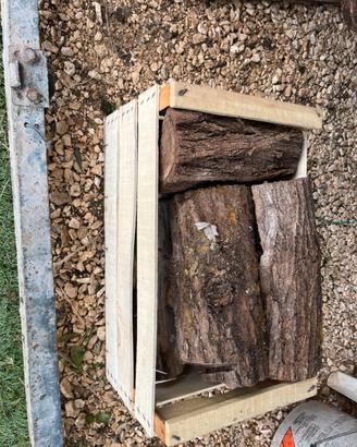 Casettina di legno per il camino