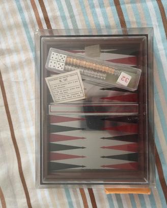 Backgammon da viaggio vintage Dal Negro