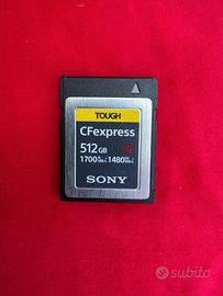 Scheda Sony CFexpress 512GB