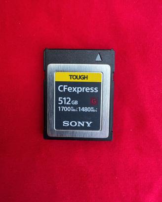 Scheda Sony CFexpress 512GB
