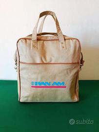 Vintage Pan AM Airlines Borsa Tracolla
