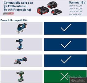 Bosch Professional 1600A002U5 GBA Batteria, 5.0 A