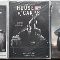 DVD House of Cards stagioni da 1 a 3