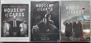 DVD House of Cards stagioni da 1 a 3