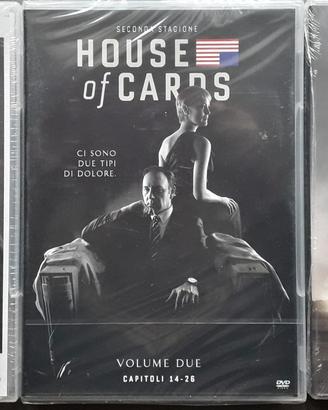 DVD House of Cards stagioni da 1 a 3