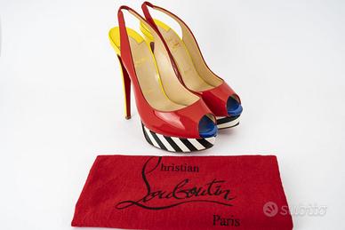 Scarpe Louboutin Lady Peep Sling 150