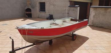 Barca 3.80m con carrello e motore