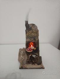 Forno Presepe Diorama Modellismo (Luce+Fumo)