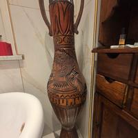 Anfora decorativa in ceramica alta 126 cm