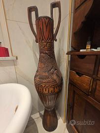 Anfora decorativa in ceramica alta 126 cm