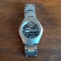Orologio USA 2000 Countdown in Metallo Argento