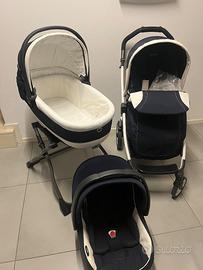 Trio,seggiolino auto e pappa peg perego
