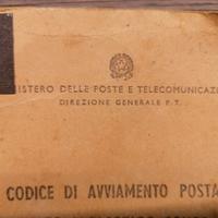 vintage collezione CODICI AVVIAMENTO POSTALE 1967