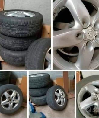 Cerchi 18" porsche cayenne 1° serie + gomme
