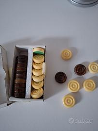 Gioco dama in alabastro nuovo