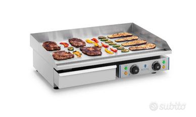Fry top liscio elettrico - 72,5 cm - 2 x 2.2 kW