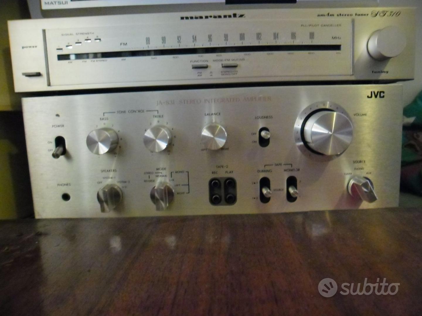 amplificatore Hi-Fi JVC Mod JA-S 31 - Audio/Video In vendita a Treviso