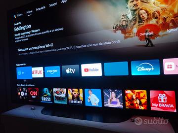 TV OLED 4k Sony 50 pollici Smart TV 100hz