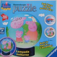 Peppa Pig Lampada Notturna Puzzle 3D