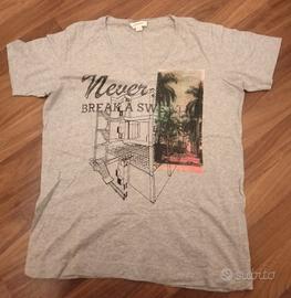 Maglietta grigia uomo Diesel taglia L