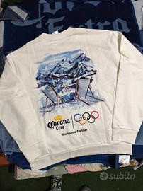 Felpa birra Corona zero olimpiadi 2026