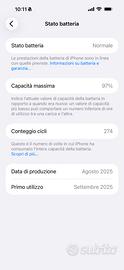 Iphone 17 pro max 512gb grigio