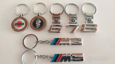 Portachiavi Acciaio auto per BMW ALFA ROMEO NISSAN