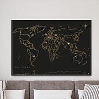 Mappa del mondo / cartina del mondo magnetica