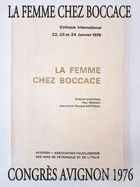 La Femme Chez Boccace 1976 Congresso Avignone RARO
