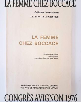 La Femme Chez Boccace 1976 Congresso Avignone RARO