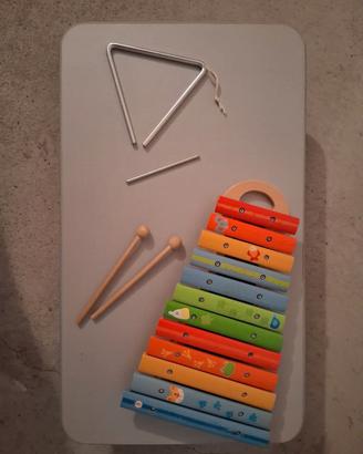 Xilofono e triangolo per bambini