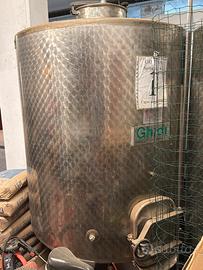 Serbatoio acciaio inox 2000LT ghidi