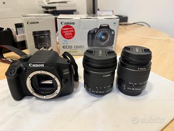 Canon EOS 1300D + Obiettivo EF-S 18-55mm III Kit