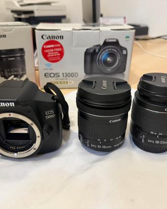 Canon EOS 1300D + Obiettivo EF-S 18-55mm III Kit