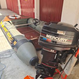 Gommone Mirage 420 motore mercury 25