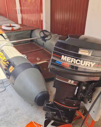 Gommone Mirage 420 motore mercury 25