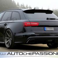 Spoiler/alettone tipo RS6 per Audi A6 Avant 2011>2
