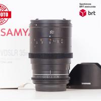 Samyang VDSLR 35 T1.5 Mk2 (Canon)