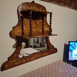Specchio intarsiato olandese