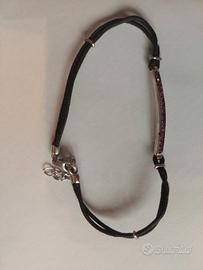 Braccialetto in Argento con Pietre Rosse