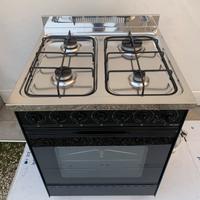 Cucina a gas Jollynox con forno e 4 fuochi