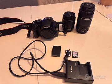 Canon EOS 1100D + 18-55mm + 75-300mm USM – Kit com