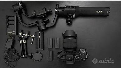 Kit video e fotografie: Sony A7III+Accessori
