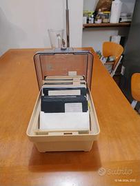 Box porta floppy da 5 1/4 con n°40 floppy C64