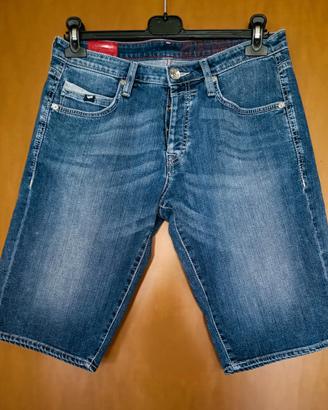Jeans bermuda Gas tg 33 (48 IT), blu medio