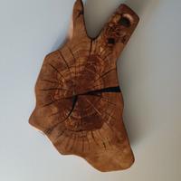 Tagliere fatto a mano in legno d'ulivo 