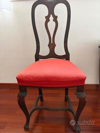 set 6 sedie '700