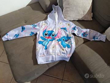 felpa bambina stitch