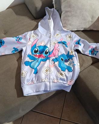 felpa bambina stitch